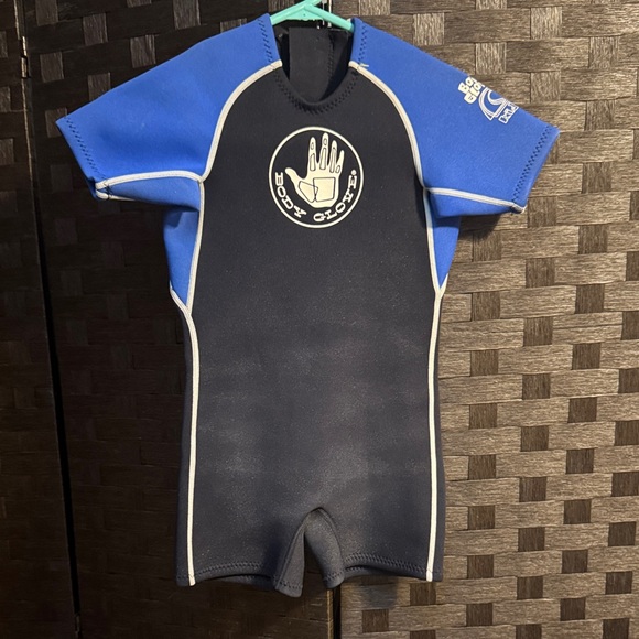 Body Glove Kids Black and Blue Bodysuit - Picture 1 of 5